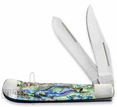 Bear & Son AB54 1/2 Abalone LIttle Trapper Knife