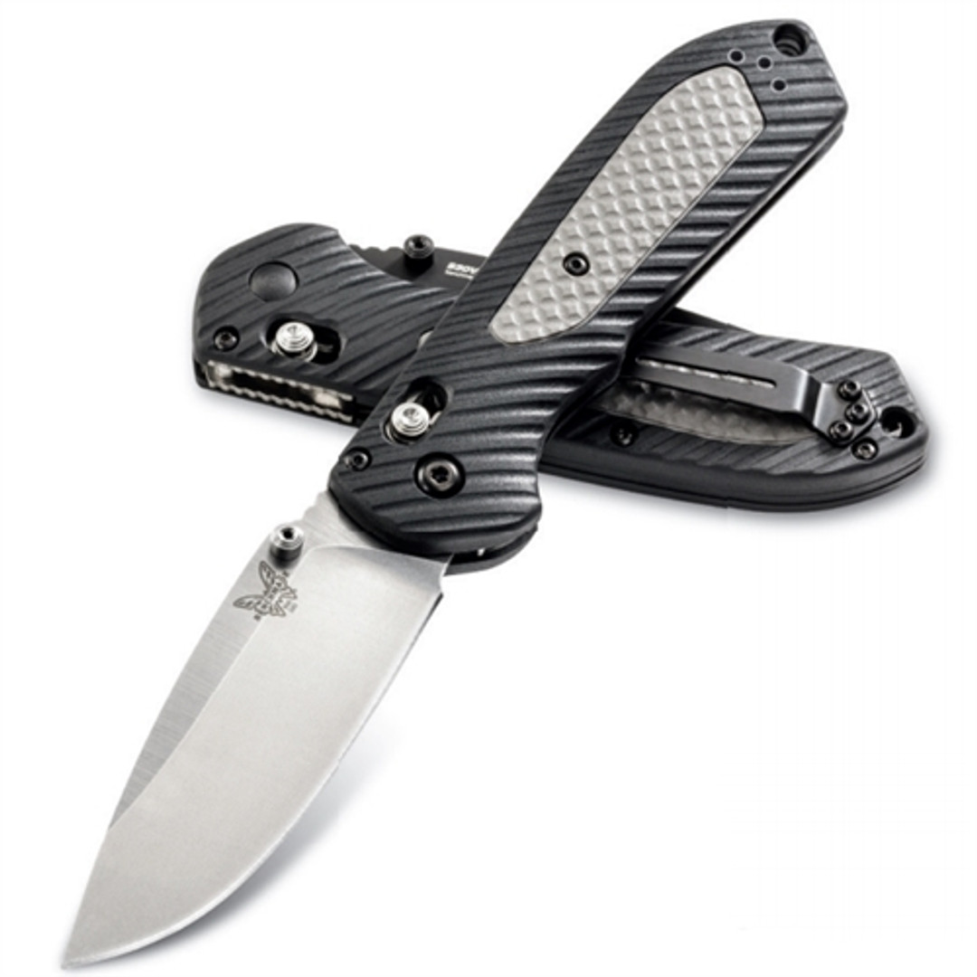 Benchmade 560SBK Freek Folder Knife, CPM-S30V Black Combo Blade REAR VIEW