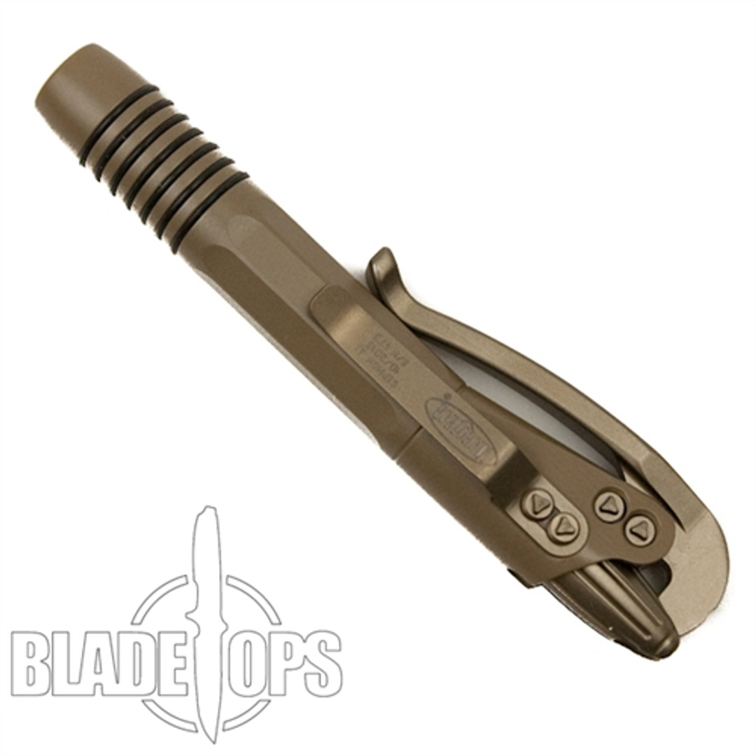 Microtech Siphon II Pen Stainless Steel, Tan