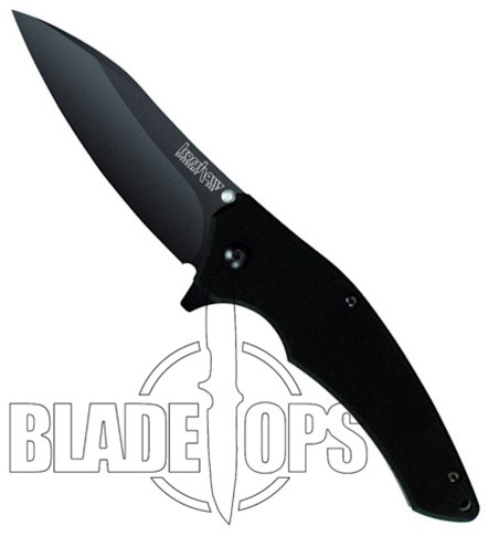 Kershaw Turbulence Spring Assist Knife, Plain Black Blade, 1790CKT