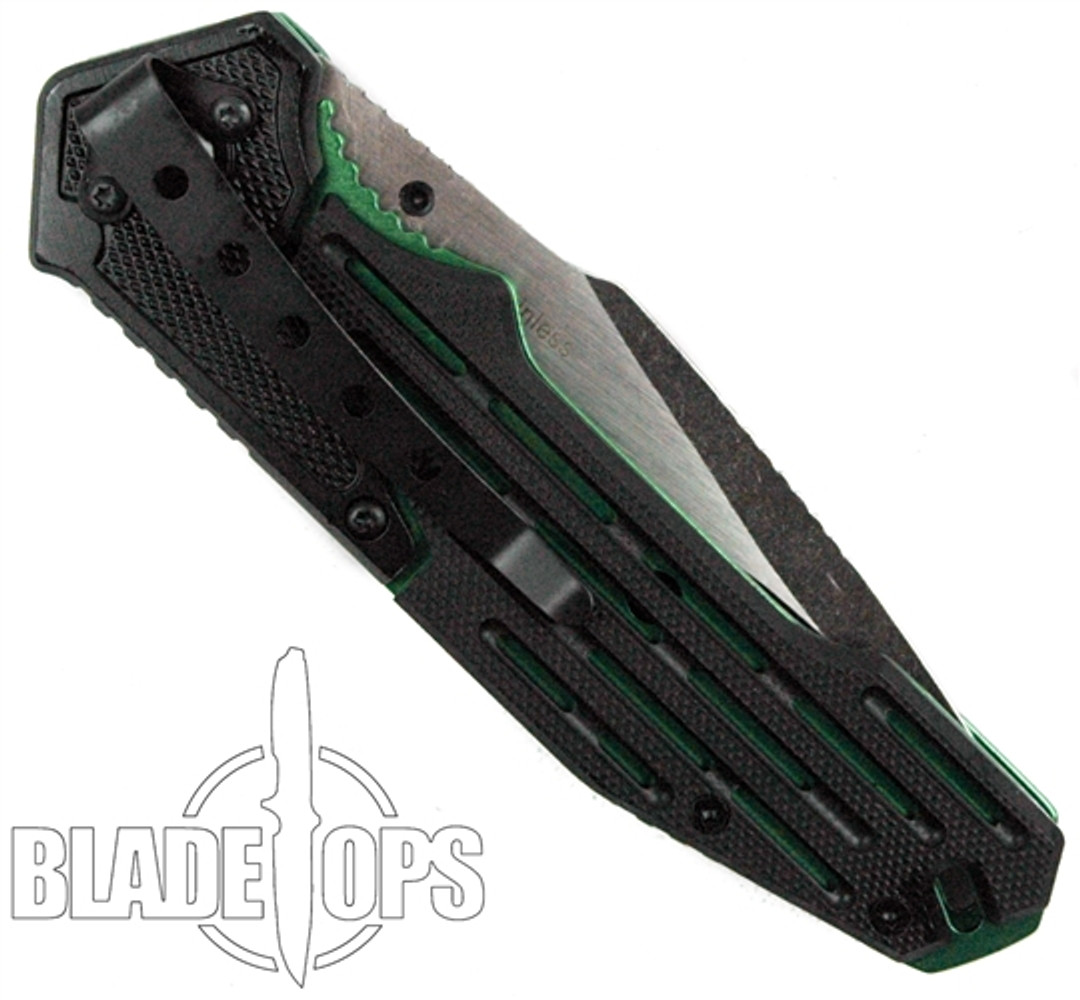 Boker Magnum Space Star Assist Knife, Two Tone Combo Blade