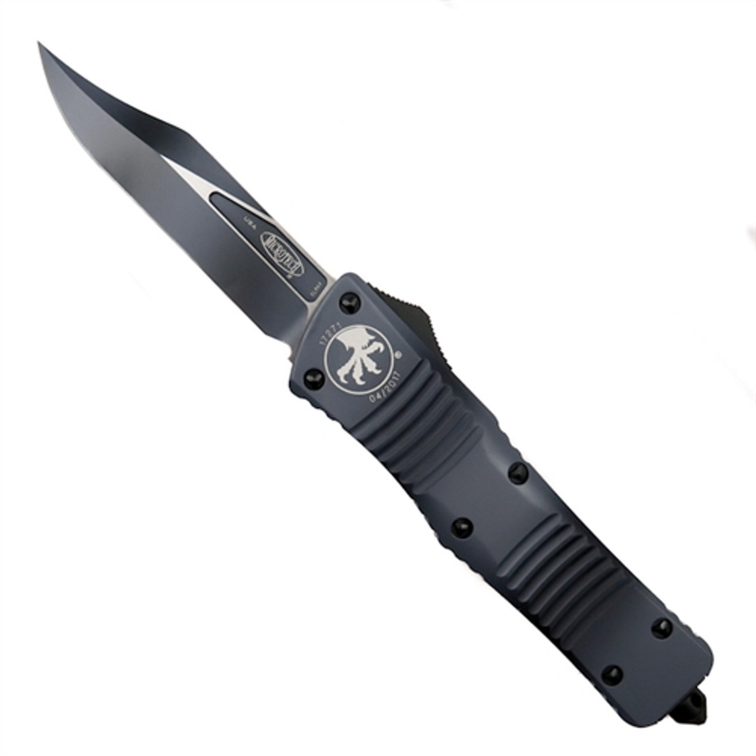 Microtech 146-1UC Urban Camo Combat Troodon Bowie OTF Auto Knife, Urban Camo Blade