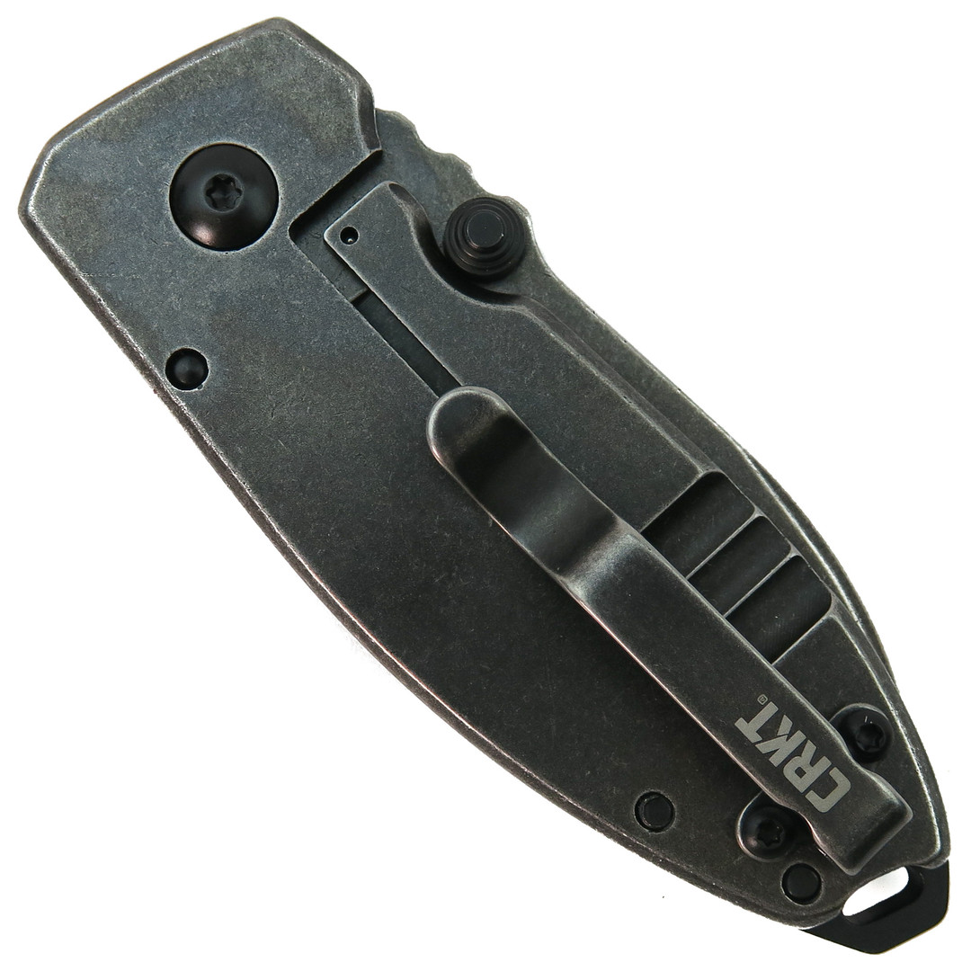 CRKT Burnley Squid Frame Lock Knife, Black Stonewash Blade