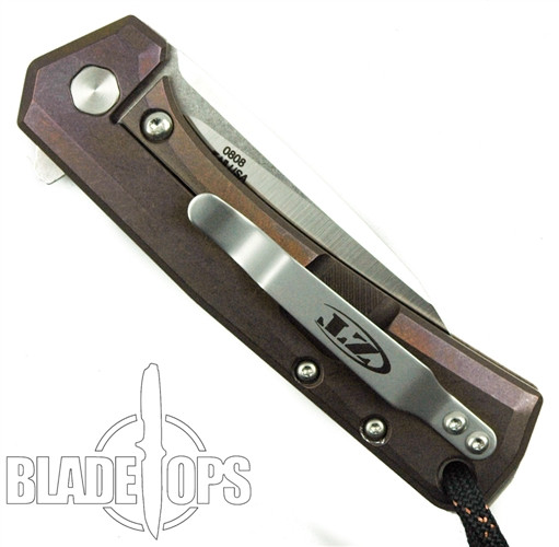 Zero Tolerance LTC Custom Bronze Anodized Rexford 0808 Flipper
