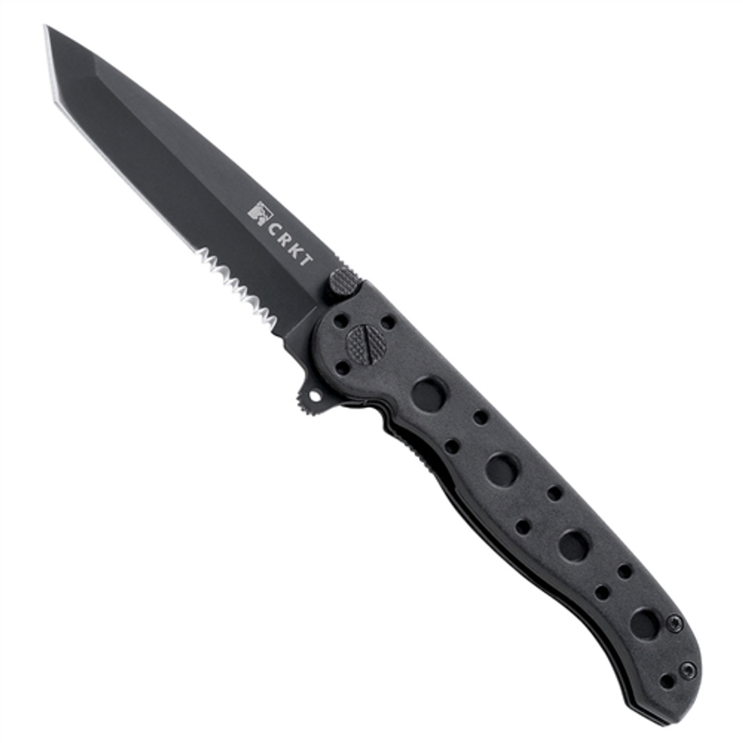 CRKT M1610KZ Carson EDC Folder Knife, Black Tanto Blade