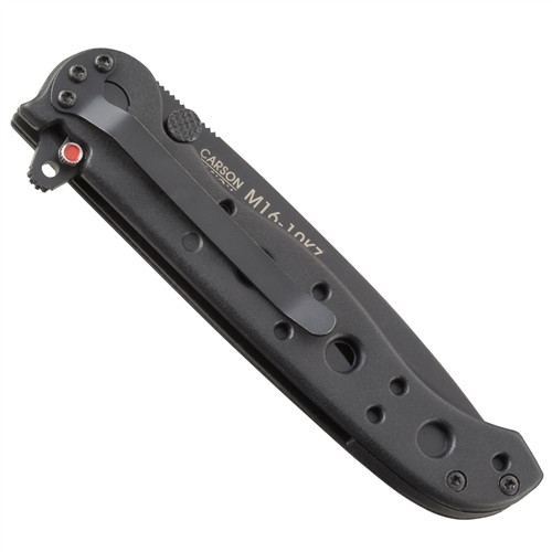 CRKT M16-10KZ Carson EDC Folder Knife, Black Tanto Blade