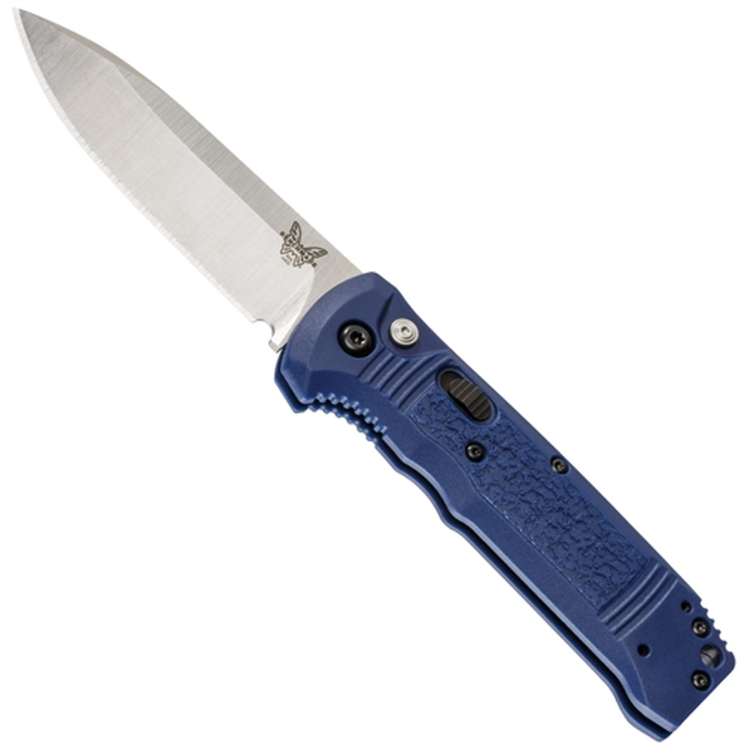 Benchmade 4400-1 Blue Casbah Auto Knife, CPM-S30V Satin Blade