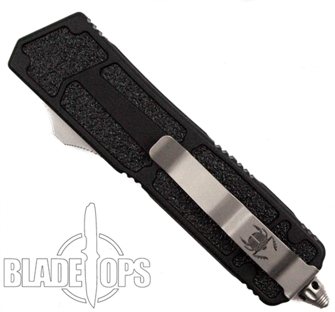 Microtech 178-2 QD Scarab S/E OTF Auto Knife, Black Combo Blade