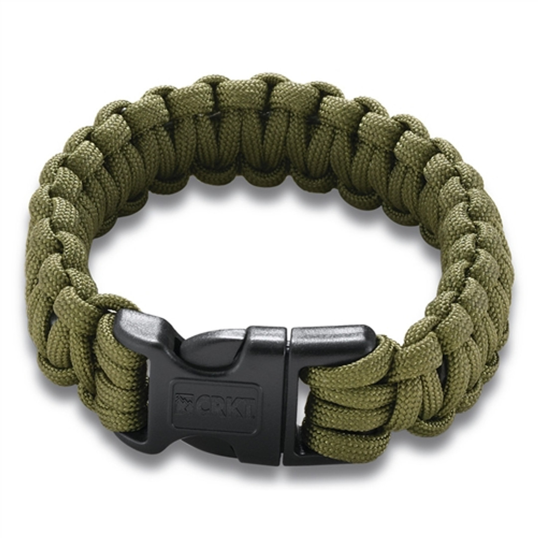 CRKT Onion Small Survival ParaSaw Bracelet, Olive Drab