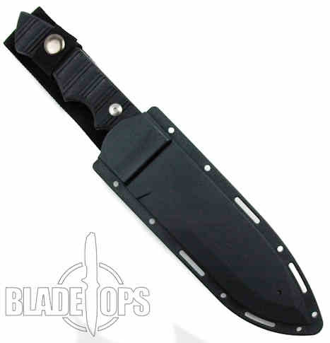 Brous Blades Coroner Fixed Blade Knife, D2 Blade, G10 Handle