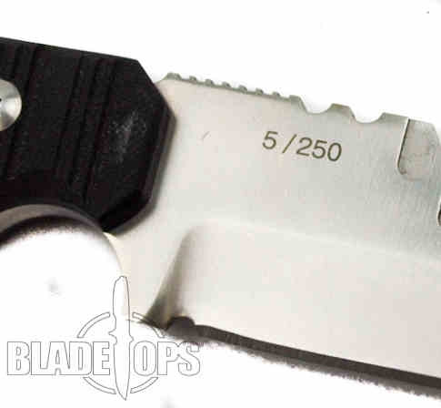 Brous Blades Coroner Fixed Blade Knife, D2 Blade, G10 Handle