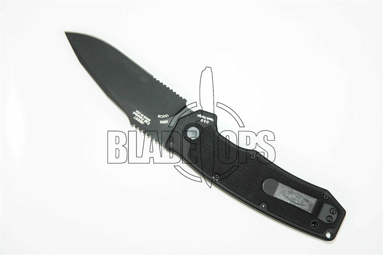 Zero Tolerance 650ST Automatic Folder Knife (Black SER Drop Point Blade)
