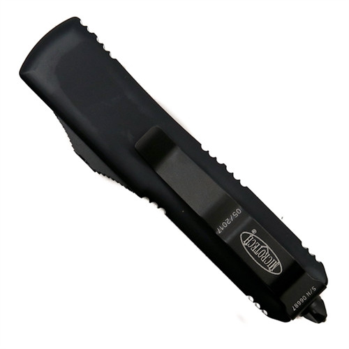 Microtech 231-1DLCT Tactical UTX-85 S/E OTF Auto Knife, DLC Black Blade