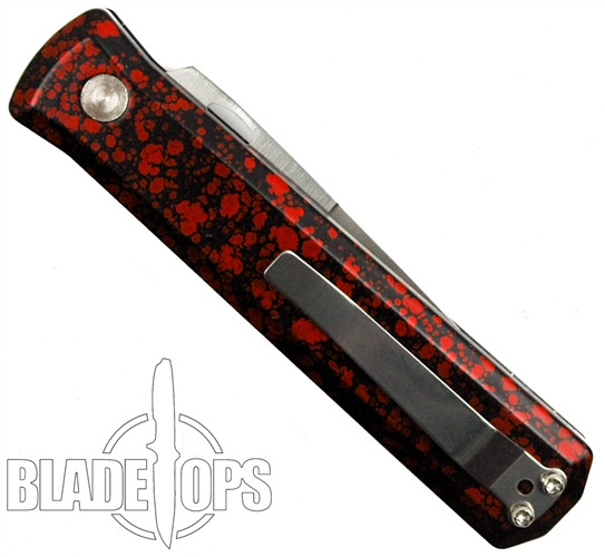 Godfather Spike Automatic Knife, Red