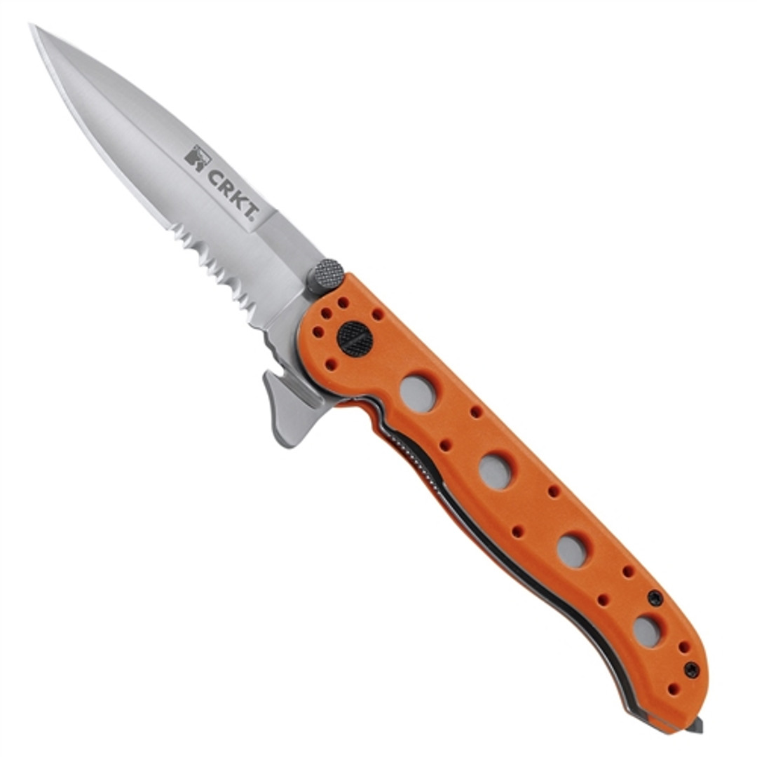 CRKT M16-13ZE Carson ER Folder Knife, Bead Blast Spear Point Blade