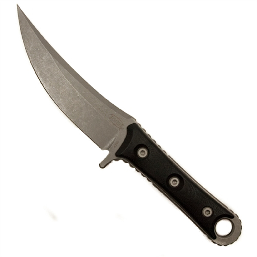 Microtech 200-10AP Borka SBK Fixed Blade Knife, Apocalyptic Stonewash Blade