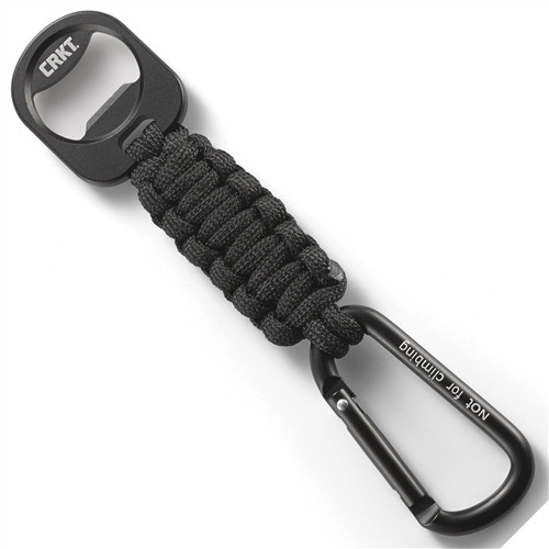 CRKT 9450K Stokes Bottle Opener, Black Paracord