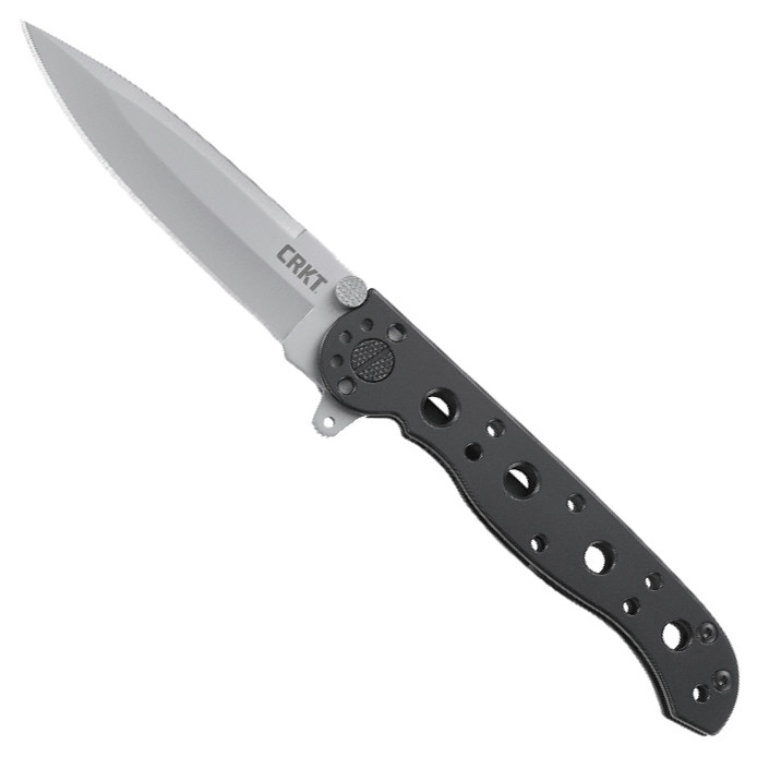 CRKT M16-01S Carson FrameLock Folder Knife, SS Handle, BeadBlast Spear Point Blade
