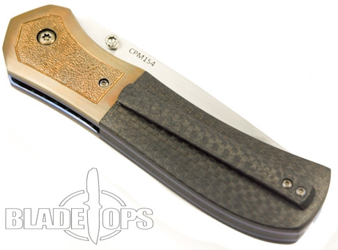 Doc Shiffer Custom Recon Folder Knife, Carbon Fiber Handle