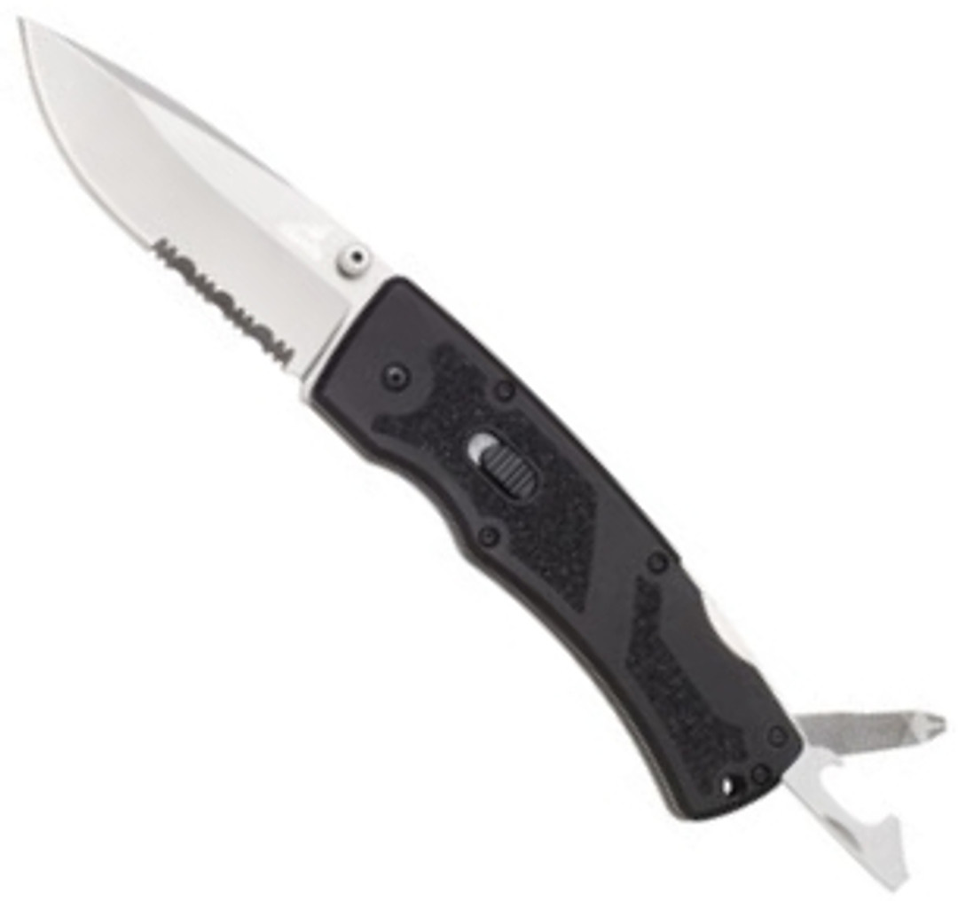 Gerber Slate Spring Assisted Knife, Serrated, G0134