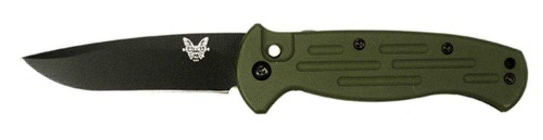 BENCHMADE ベンチメイドAFO Benchmade AFO, Plain Edge/ BK1 Coating/ Olive Drab Aluminum