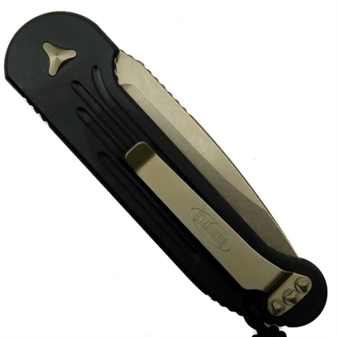 Microtech 135-14 LUDT Auto Knife, Bronze Combo Blade