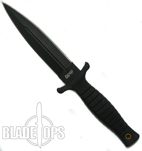 Fury Boot Knife, 9", Black Tactical
