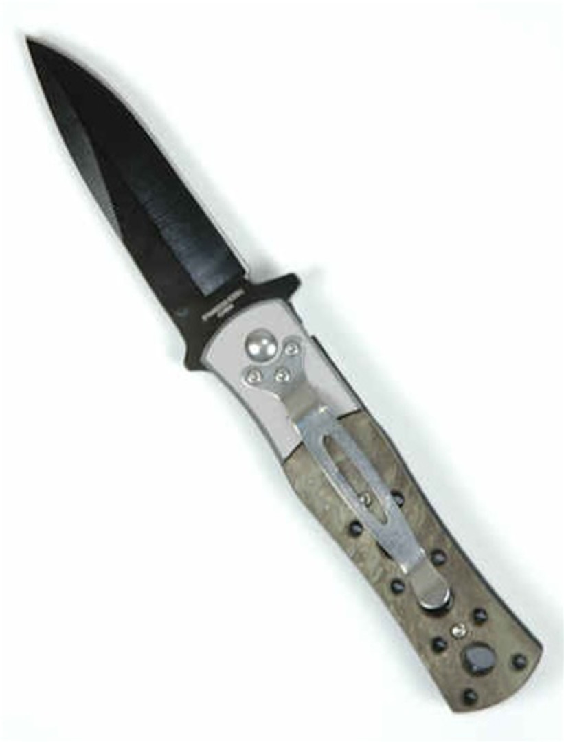 Real Camo Spring Assist Knife, Tactical Blade