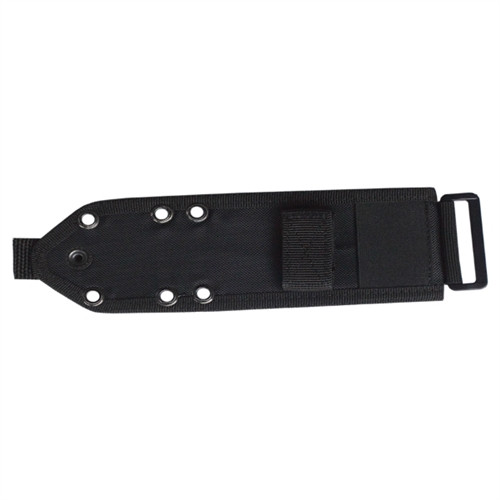 ESEE Knives ESEE-3P-MB Grey Micarta Fixed Blade Knife, Coyote Brown Sheath & MOLLE Back, 1095 Carbon Black Blade