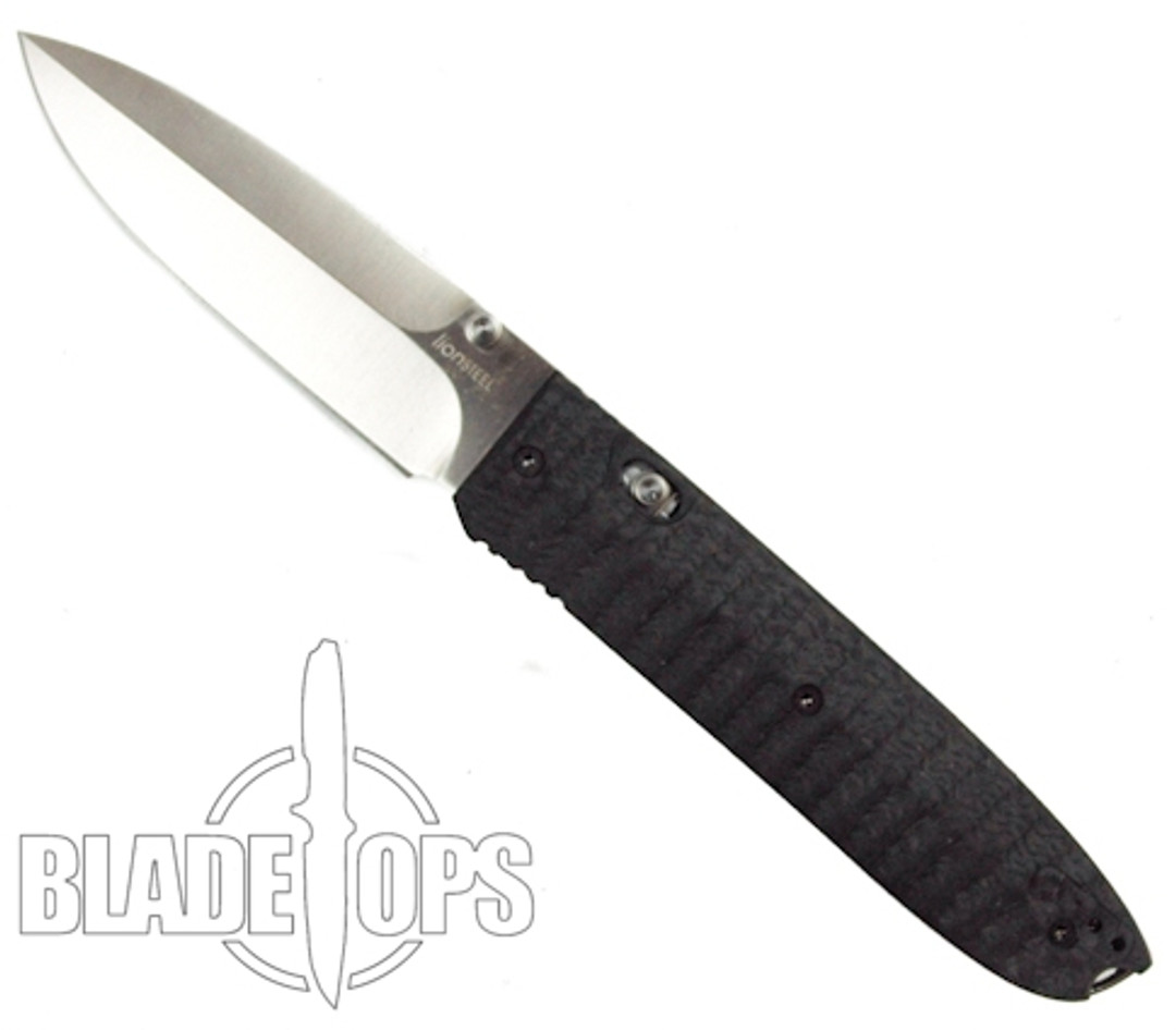 LionSteel Knives 8700FC Daghetta Carbon Fiber Folding Knife