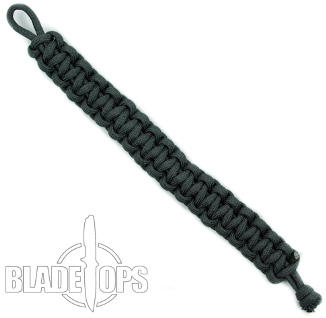 Sentinel Paracord Survival Bracelet, Charcoal