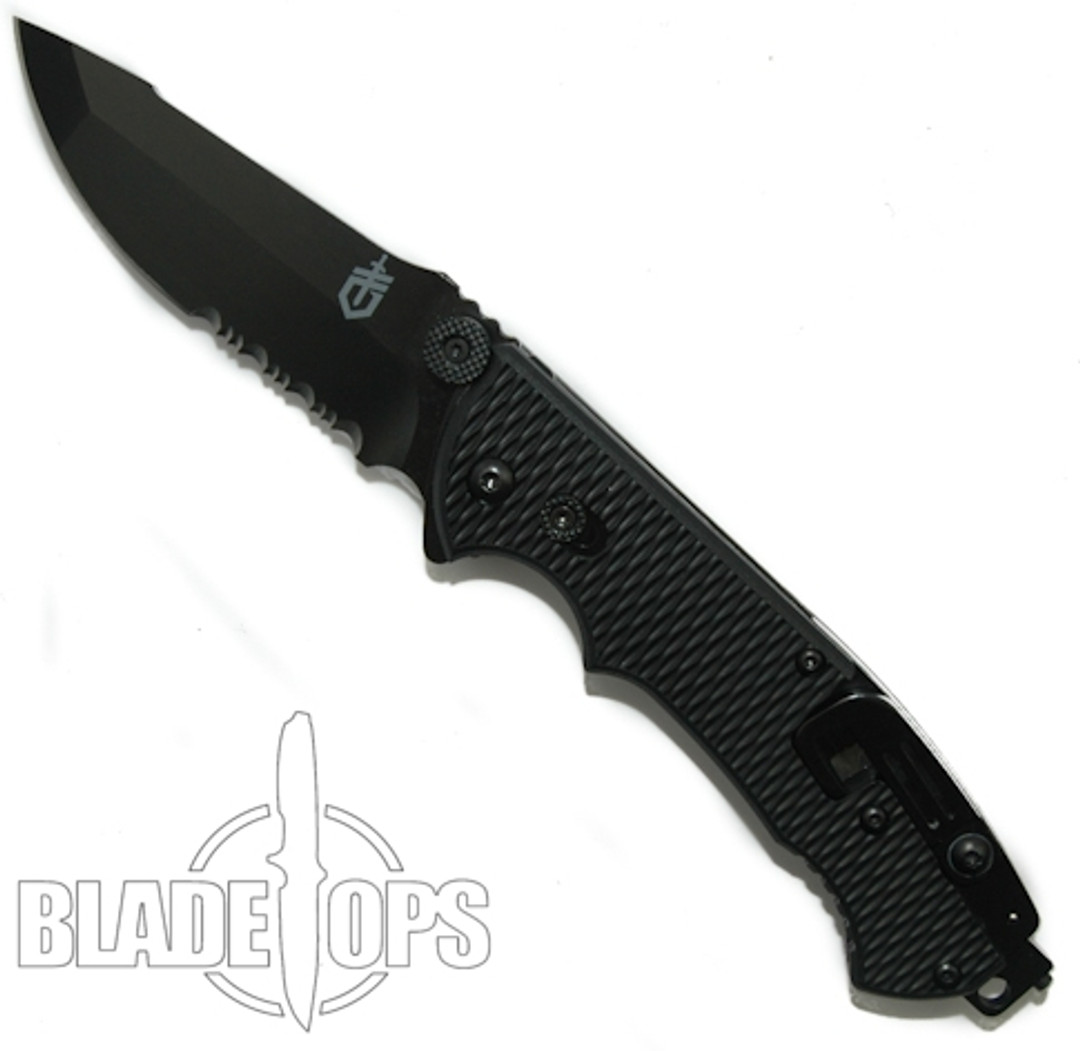 Gerber Hinderer CLS Rescue Knife, Seatbelt Hook and Oxygen Wrench