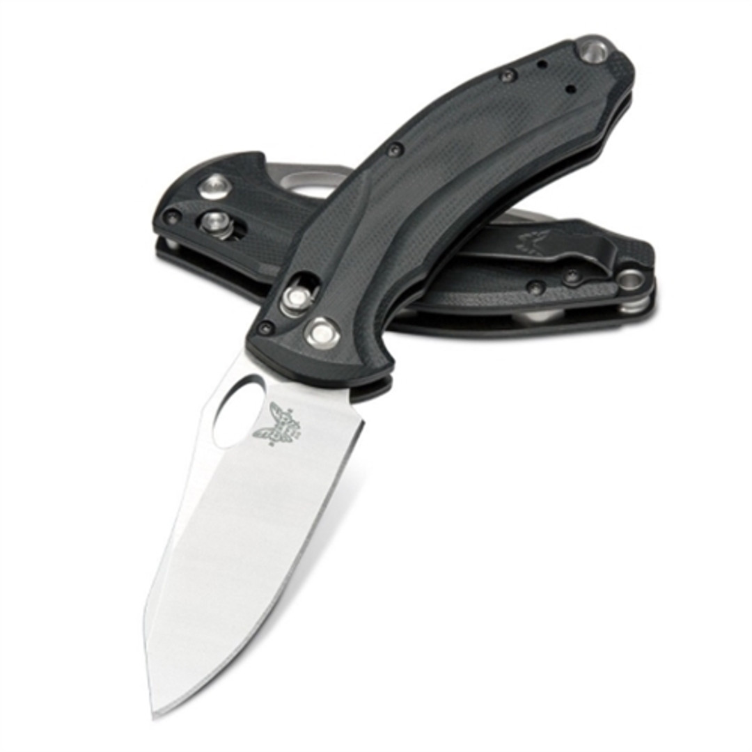 Benchmade 818BK Mini Loco Folder Knife, CPM-S30V Black Blade REAR VIEW