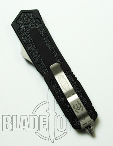 Microtech Scarab Double Action, OTF, Bead Blast Plain Blade, D/E, MT110-7