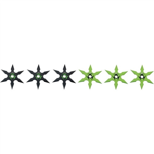 Zombie Hunter 4" Throwing Stars, 6 Point, 6 Pack