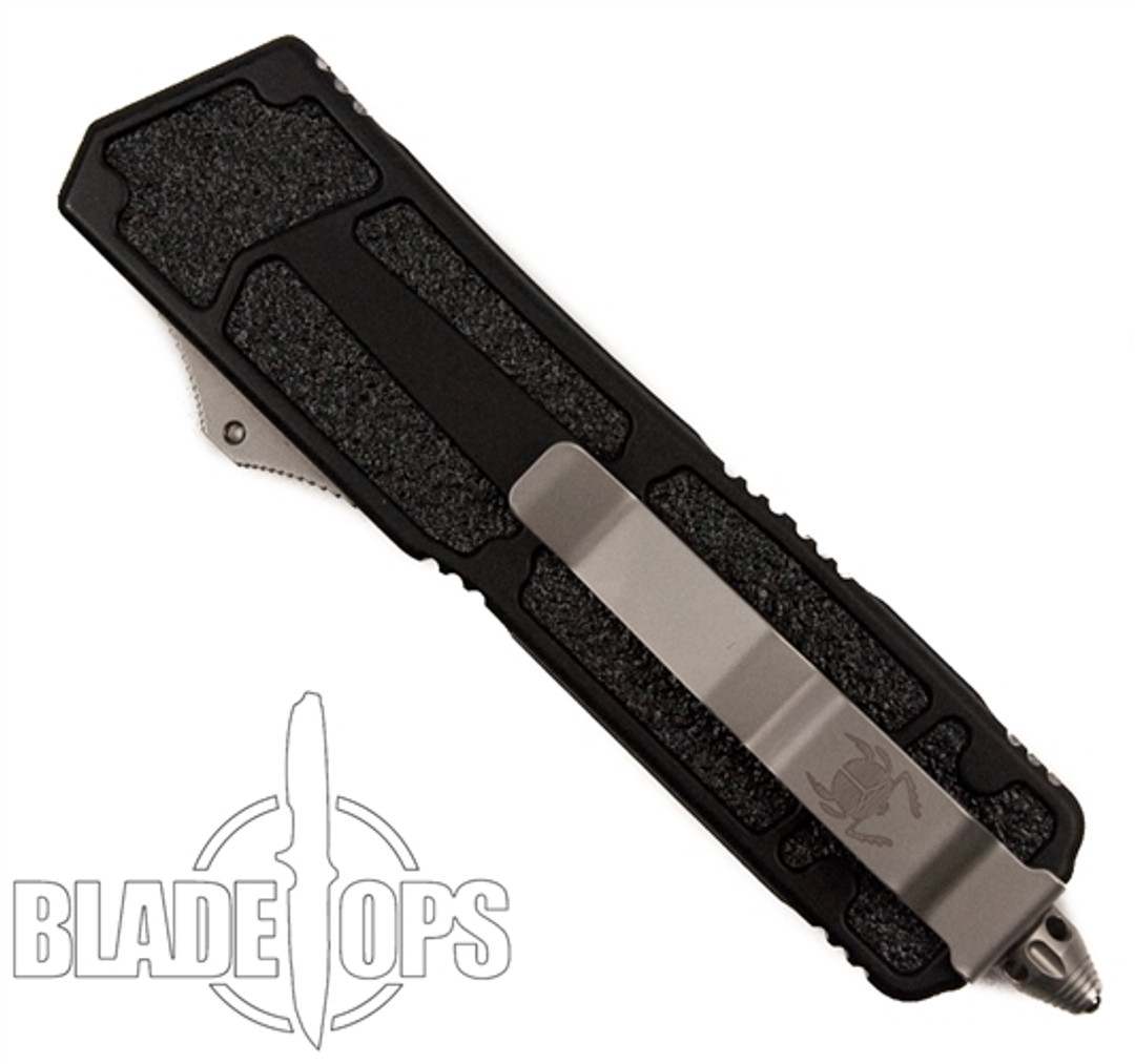 Microtech Navy Scarab Underwater OTF Knife, Stonewash S/E Blade