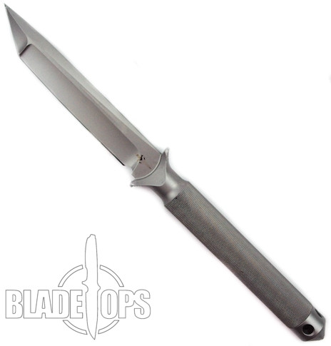 Microtech Custom ADO Fixed Blade knife, Beadblast Tanto Point Blade