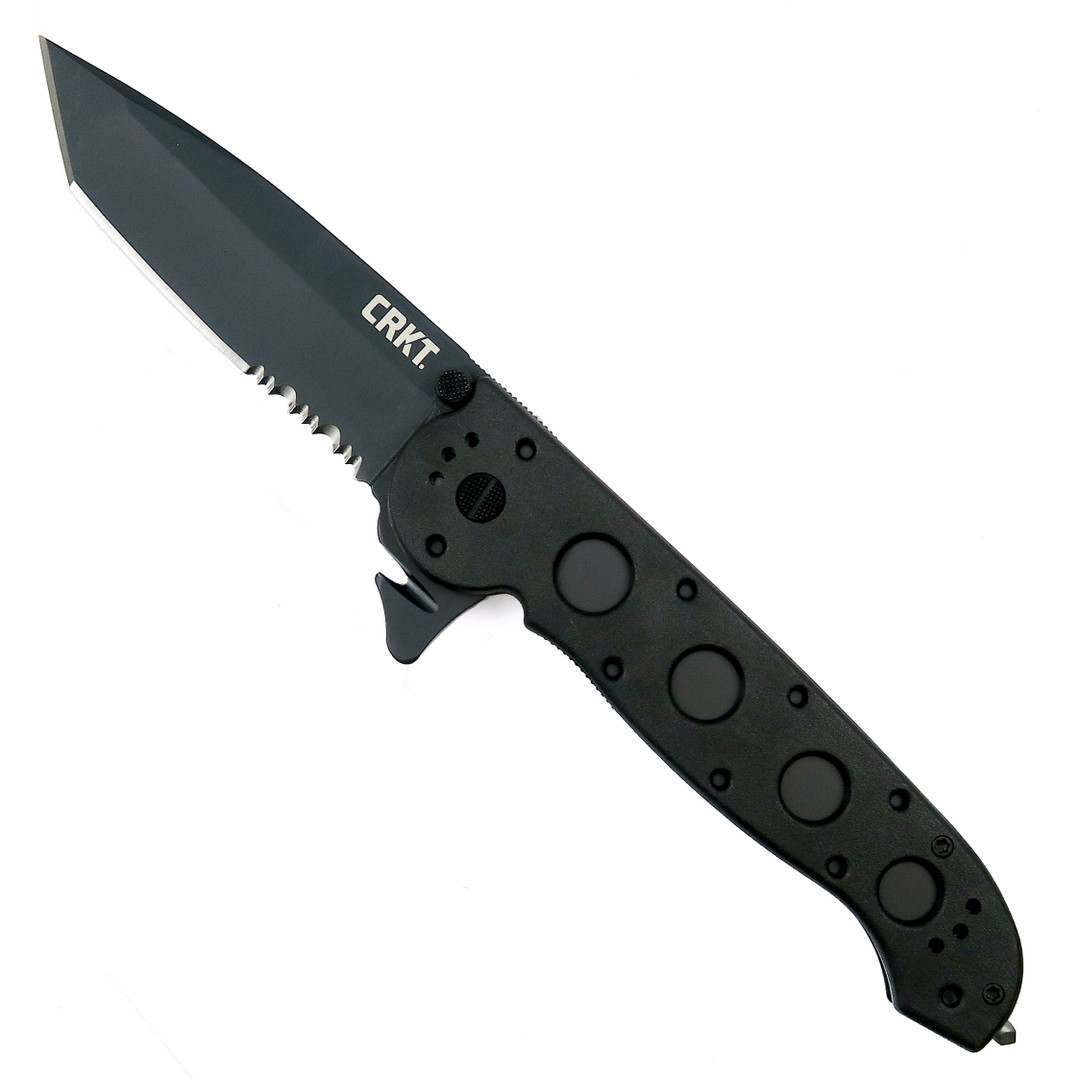 CRKT M16-14ZLEK Rescue Folding Knife, Combo Tanto Blade