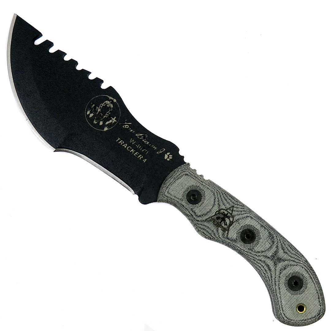 TOPS Knives Mini Tom Brown Tracker #4 Fixed Blade Knife, TBT040