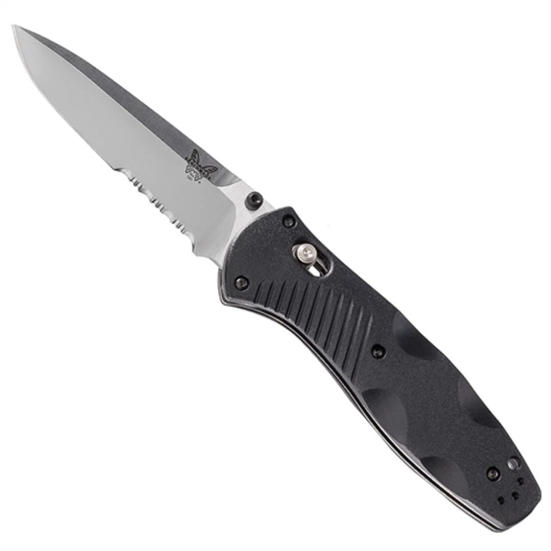 Benchmade 580S Barrage Spring Assist Knife, 154CM Satin Combo Blade