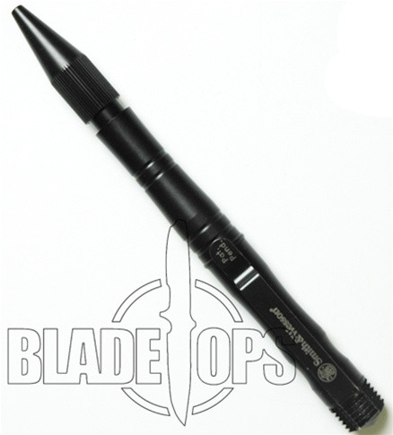 Smith & Wesson Black Tactical Survival Pen, Self Defense Tool, and Keychain, SWPEN2BK