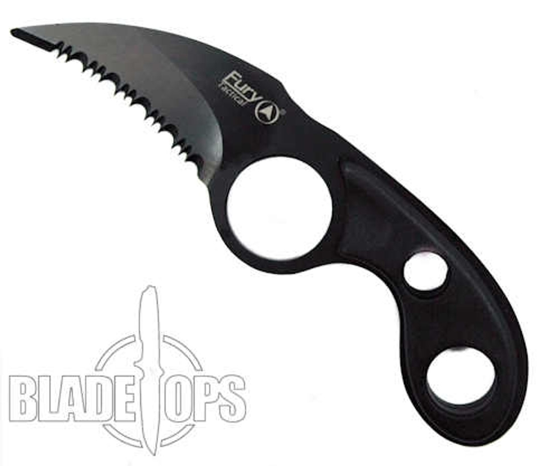 Fury Tactical CLAW 6.5" Neck Knife, Serrated