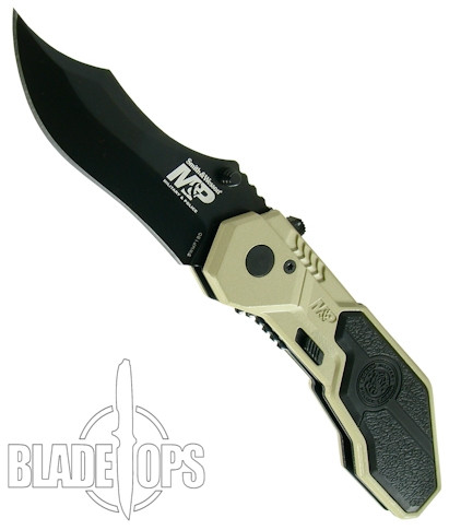Smith & Wesson M&P MAGIC Assist Drop Point, Tan Handle, SWMP1BD