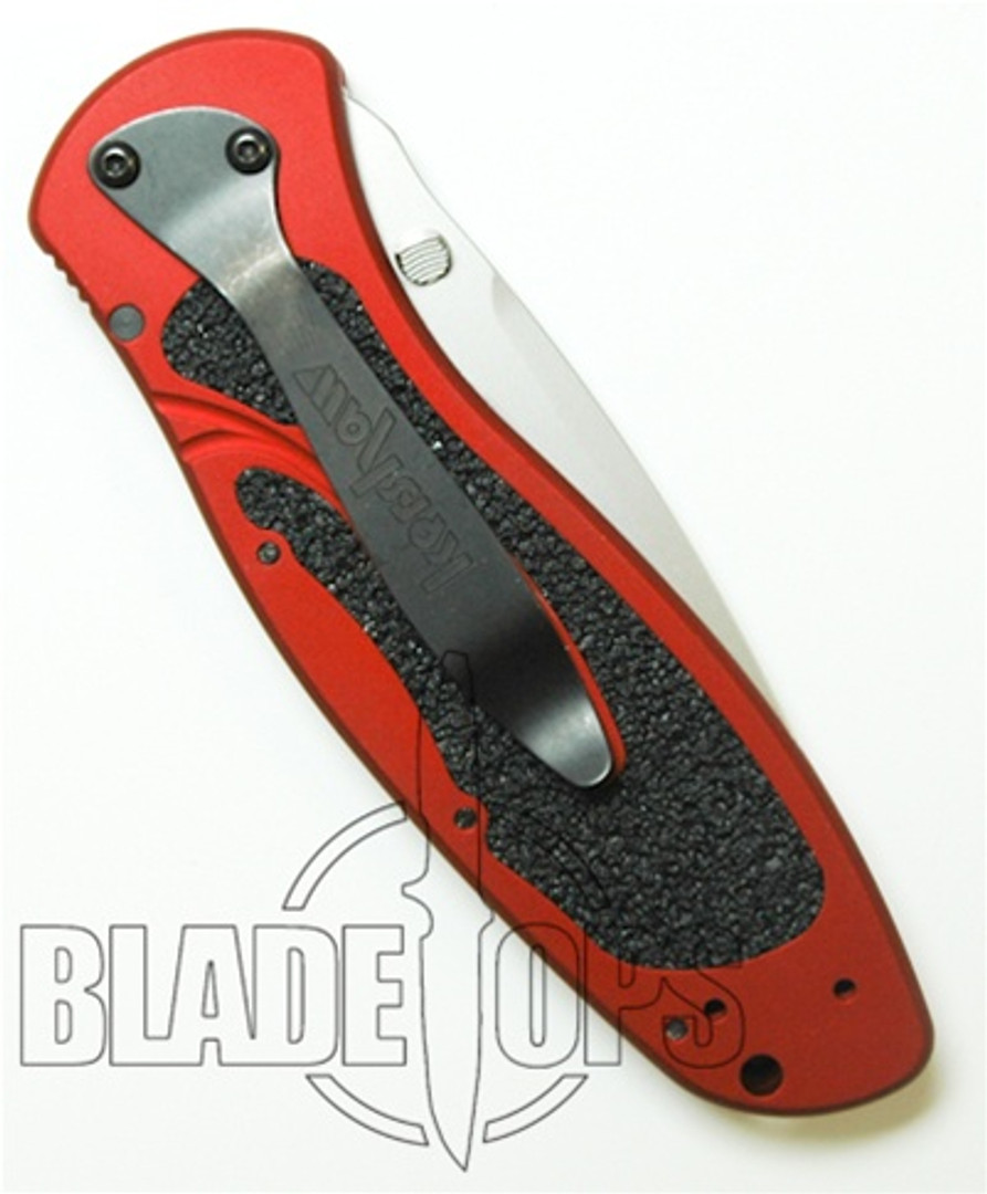 Kershaw Red Blur Spring Assisted Knife by Ken Onion, Plain Edge, KS1670RD