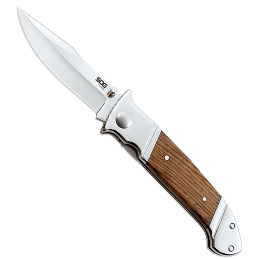 SOG Fielder Manual Folder Knife, Plain Edge