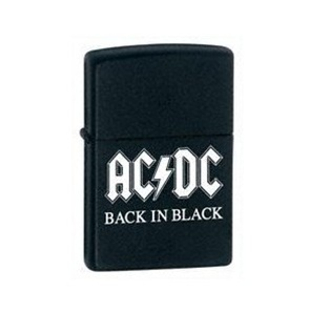 AC/DC Black Matte Zippo, 24279