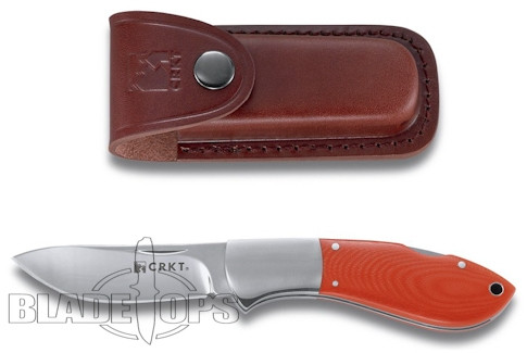 CRKT Kommer Two Shot Folder Knife, Plain Edge, CR2841