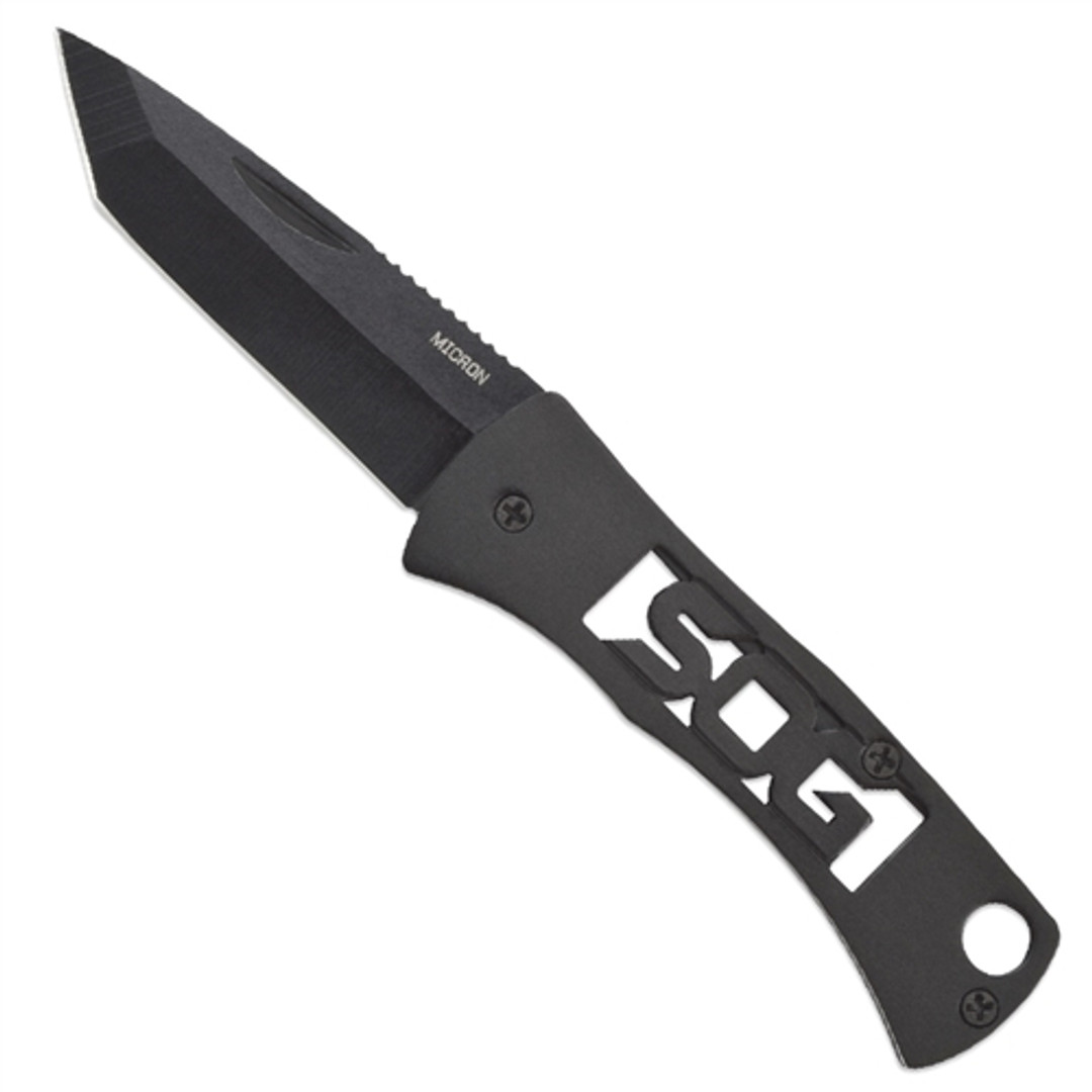 SOG Micron Tanto Folder Knife