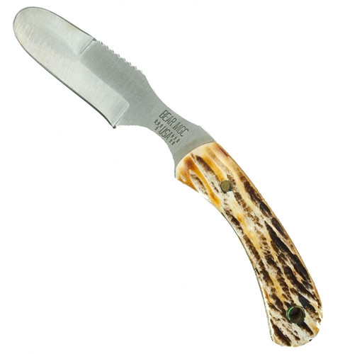 Bear & Son Genuine India Stag Bone Flesh Skinner, 543