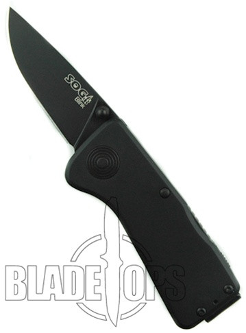 SOG Blink Assisted Knife, Black TiNi Blade